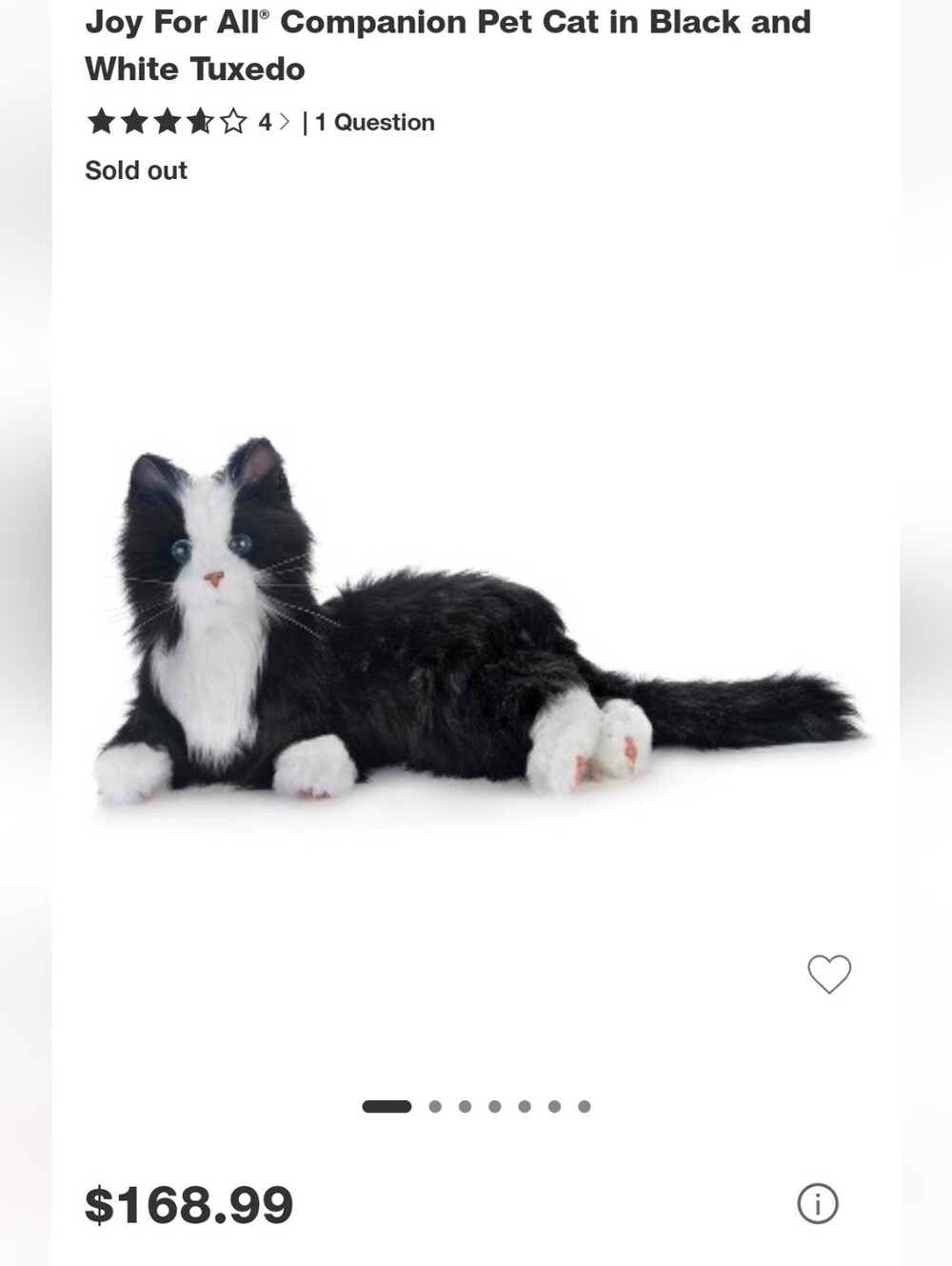 The Joy for All Companion Pet Cat